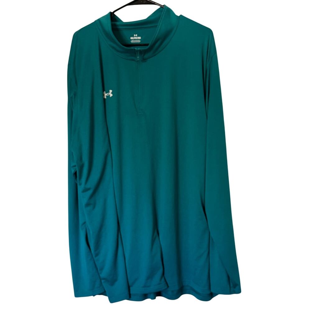 Under Armour Men's 1/4 Zip Tech Pullover - Coastal Teal (4XL)